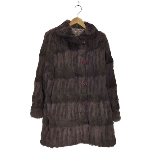 fur jacket リバーシブルファージャケット 裏地レオパード レディース
