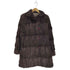 fur jacket リバーシブルファージャケット 裏地レオパード レディース