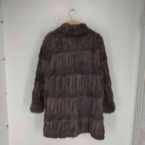 fur jacket リバーシブルファージャケット 裏地レオパード レディース