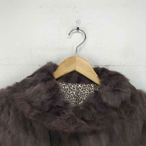 fur jacket リバーシブルファージャケット 裏地レオパード レディース