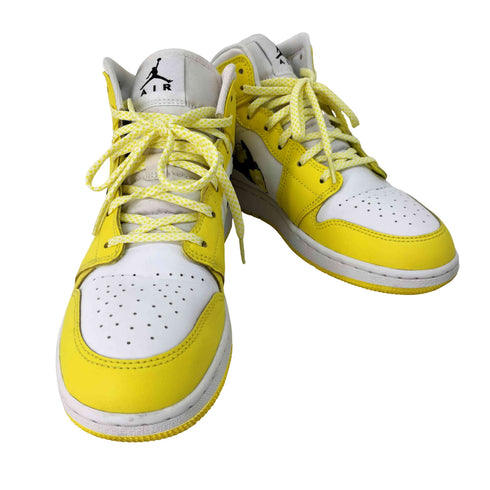 ジョーダンブランド JORDAN BRAND GS Air Jordan 1 Mid Dynamic Yellow Floral GS エアジョーダン1 ミッド レディース JPN:24