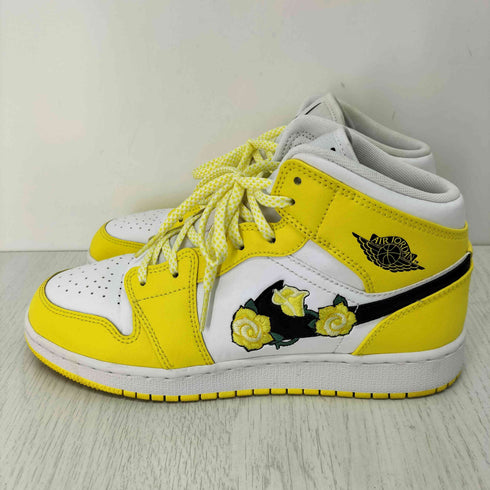 ジョーダンブランド JORDAN BRAND GS Air Jordan 1 Mid Dynamic Yellow Floral GS エアジョーダン1 ミッド レディース JPN:24
