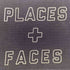 PLACES+FACES ロゴプリント ショルダーバッグ メンズ