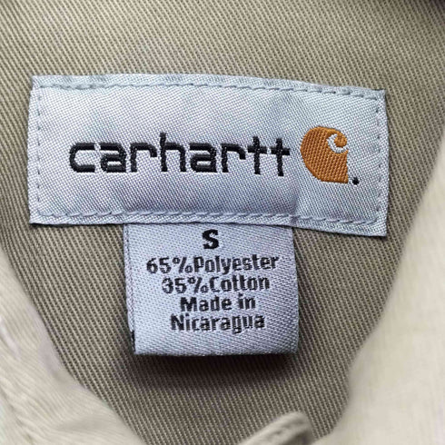 カーハート Carhartt 企業ロゴ 刺繍 S/S ワーク シャツ メンズ import:S