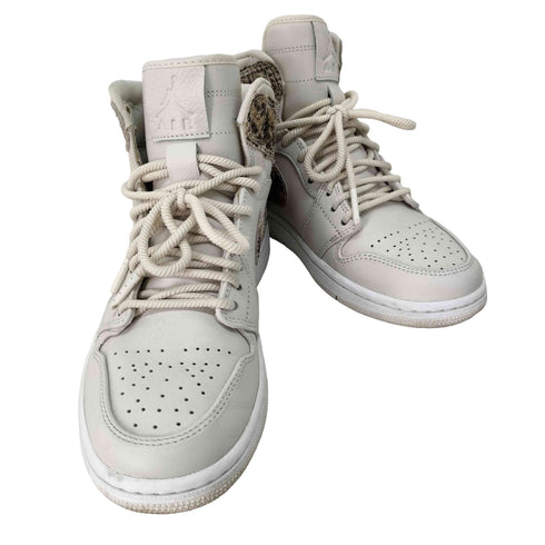 ナイキ NIKE WMNS AIR JORDAN 1 RETRO HI PRM phantom/white パイソン レディース JPN:24