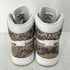 ナイキ NIKE WMNS AIR JORDAN 1 RETRO HI PRM phantom/white パイソン レディース JPN:24