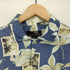 NEWPORT BLUE 90-00S レーヨン 100 フラワー S/S アロハ シャツ メンズ import:M