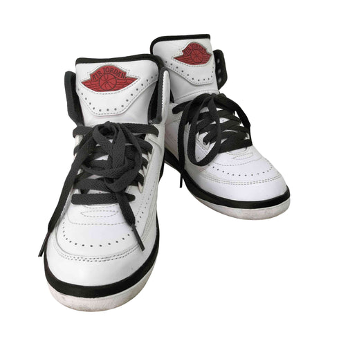 ナイキ NIKE WMNS AIR JORDAN 2 RETRO WHITE/VARSITY RED-BLACK レディース JPN:24