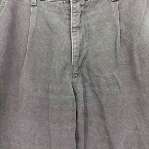 OUTBORN LAMPO ZIP タック ワイド チノ パンツ メンズ 32