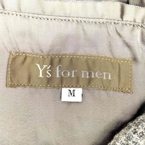 ワイズフォーメン Ys for men 90s 茶タグ ウール シングル ノッチドラペル テーラードジャケット メンズ M