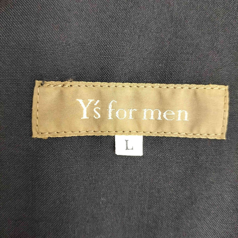 ワイズフォーメン Ys for men リネン ロングスリーブ ブルゾン ジャケット メンズ L