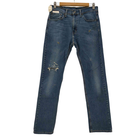 リーバイス Levis 505 REGULAR FIT レギュラー フィット ストレッチ デニム テーパード パンツ メンズ W:32 L:32