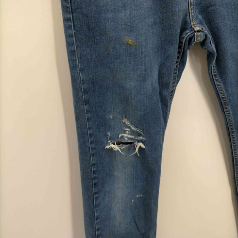 リーバイス Levis 505 REGULAR FIT レギュラー フィット ストレッチ デニム テーパード パンツ メンズ W:32 L:32