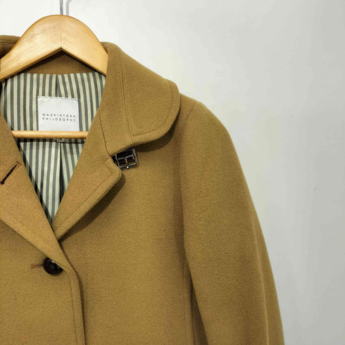 マッキントッシュフィロソフィー MACKINTOSH PHILOSOPHY くるみボタン メルトンウールコート レディース 50