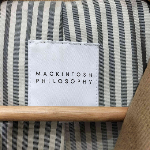 マッキントッシュフィロソフィー MACKINTOSH PHILOSOPHY くるみボタン メルトンウールコート レディース 50