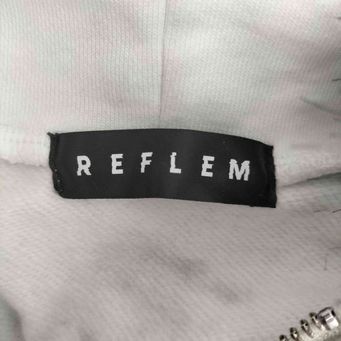 レフレム REFLEM ファー付き うさ耳 ジップパーカー メンズ