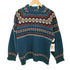 eskimo KNITWEAR イングランド製ノルディック柄ピュアウールニットセーター レディース 40