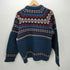 eskimo KNITWEAR イングランド製ノルディック柄ピュアウールニットセーター レディース 40