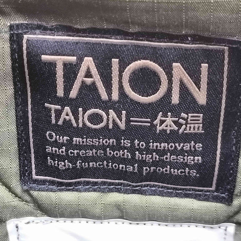 タイオン TAION ミリタリー Wジップ ダウンパーカー メンズ JPN:M