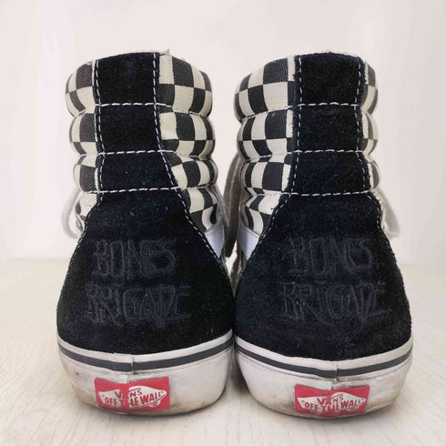バンズ VANS BONES BRIGADE SK8-HI チェッカーフラッグ メンズ US:10.5