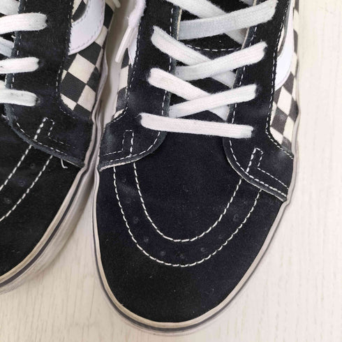 バンズ VANS BONES BRIGADE SK8-HI チェッカーフラッグ メンズ US:10.5