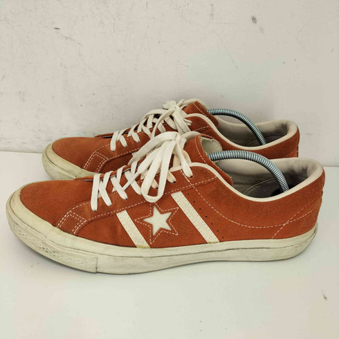 コンバース CONVERSE STAR&BARS SUEDE ORANGE/WHITE メンズ CONVERSE:9
