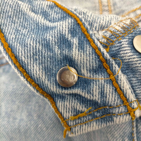 リーバイス Levis 90S USA製 501 ボタン裏 520 刻印 カットオフ ショート デニム パンツ 1996年製 レディース W:32 L:34