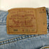 リーバイス Levis 90S USA製 501 ボタン裏 520 刻印 カットオフ ショート デニム パンツ 1996年製 レディース W:32 L:34