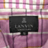 ランバンコレクション LANVIN COLLECTION ロゴ 刺繍 L/S チェック パジャマ シャツ レディース import:S
