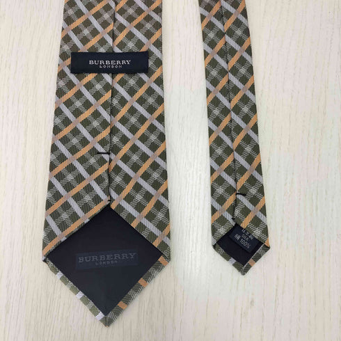 バーバリーロンドン BURBERRY LONDON 総柄 シルクネクタイ メンズ