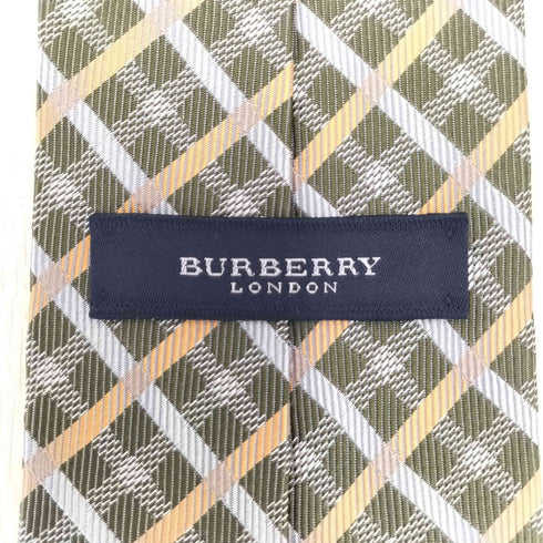 バーバリーロンドン BURBERRY LONDON 総柄 シルクネクタイ メンズ