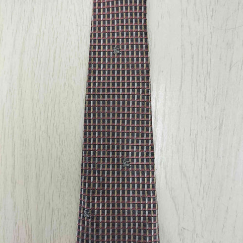 バーバリーロンドン BURBERRY LONDON 総柄 ホース刺繍 シルクネクタイ メンズ