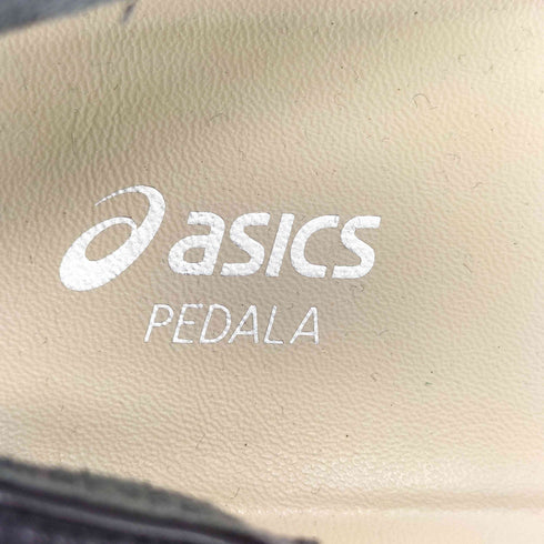 アシックスペダラ asics pedala ラウンドトゥ ストレートチップ クッションソール スリッポン パンプス レディース JPN:24
