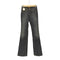 seven for all mankind USA製 フレアブラックデニムパンツ Y2K レディース US:23