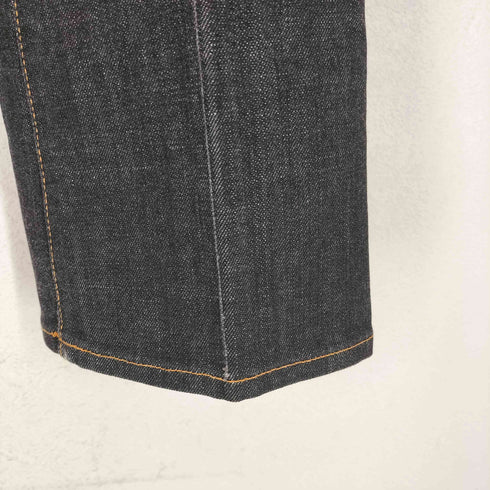 seven for all mankind USA製 フレアブラックデニムパンツ Y2K レディース US:23