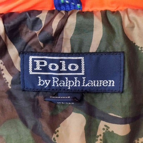 ポロバイラルフローレン Polo by RALPH LAUREN 裏地迷彩 ダウンジャケット メンズ import:S