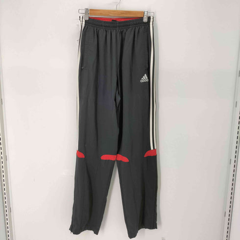 アディダス adidas CLIMA COOL 3ストライプス メッシュ切替 裾ジップ トラックパンツ ジャージ メンズ 90 175-185cm