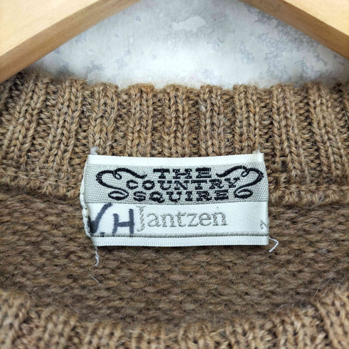 ジャンセン jantzen トナカイ柄ウールニット セーター メンズ import:M