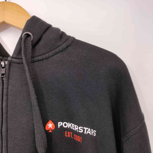 企業ロゴ ジップアップ パーカー メンズ import:L