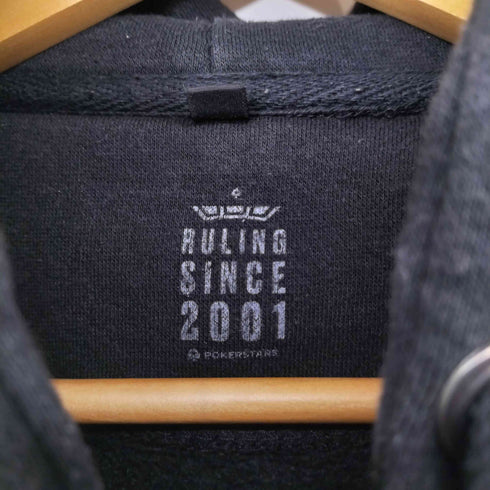 企業ロゴ ジップアップ パーカー メンズ import:L