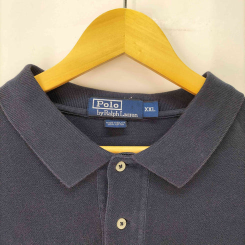 ポロバイラルフローレン Polo by RALPH LAUREN 90S ポニー刺繍 L/S ポロシャツ メンズ import:XXL