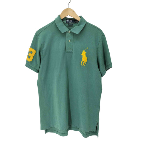 ポロバイラルフローレン Polo by RALPH LAUREN 90S CUSTOM FIT ビックポニー ナンバリング ポロシャツ メンズ import:L