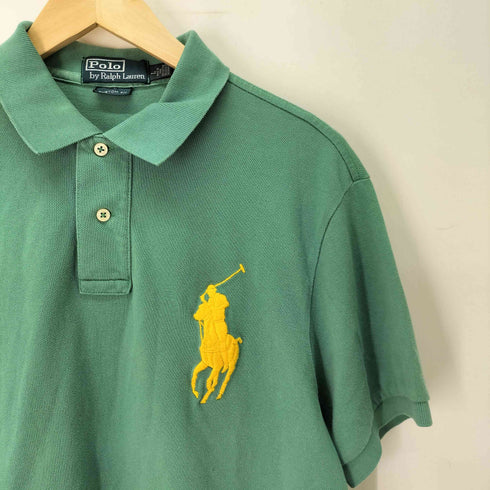ポロバイラルフローレン Polo by RALPH LAUREN 90S CUSTOM FIT ビックポニー ナンバリング ポロシャツ メンズ import:L