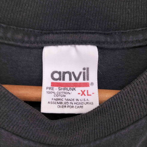 アンビル Anvil 90s USA製 袖裾シングル 両面プリントバンドツアーTシャツ メンズ XL