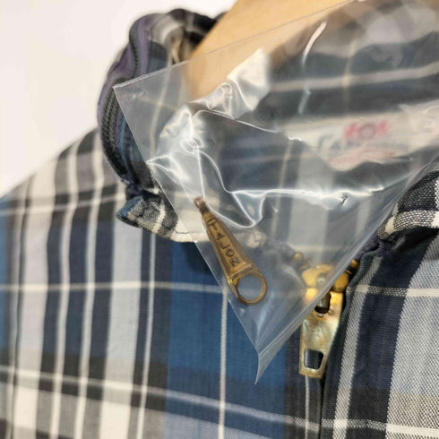 キャンパス CAMPUS 50-60s マドラスチェック TALON CONMATICジップ ブルゾン メンズ