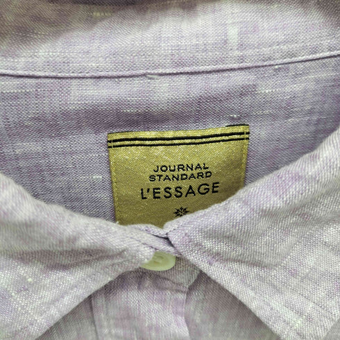 ジャーナルスタンダードレサージュ JOURNAL STANDARD Lessage フレンチリネン ショートシャツ レディース