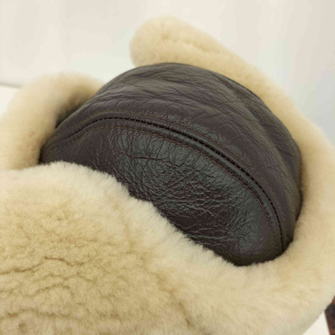 オールドクロウ OLD CROW Thirteen Crows Mouton Flight cap メンズ