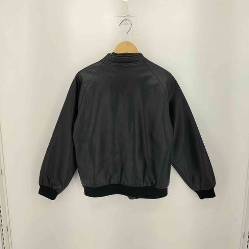 フェイクレザージップアップジャケット メンズ M