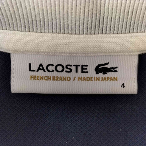 ラコステ LACOSTE ワンポイント ワニ 鹿の子ポロシャツ メンズ JPN:4