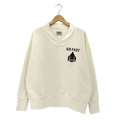 オールドクロウ OLD CROW GO FAST-SHAWL COLLAR SWEAT メンズ S